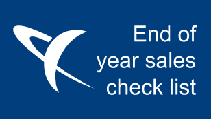 End of year sales check list End of year sales check list