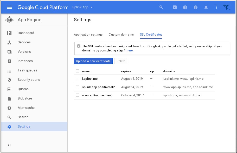 Google App Engine SSL