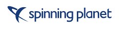 Spinning Planet Logo - Landscape on white Spinning Planet Logo - Landscape on white